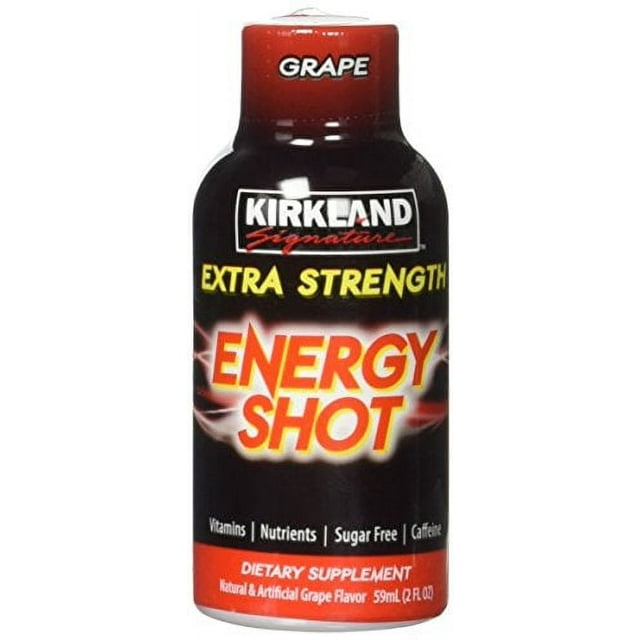 Kirkland Signature Extra Strength Energy Shot, 48 Bottles, 2 Ounces