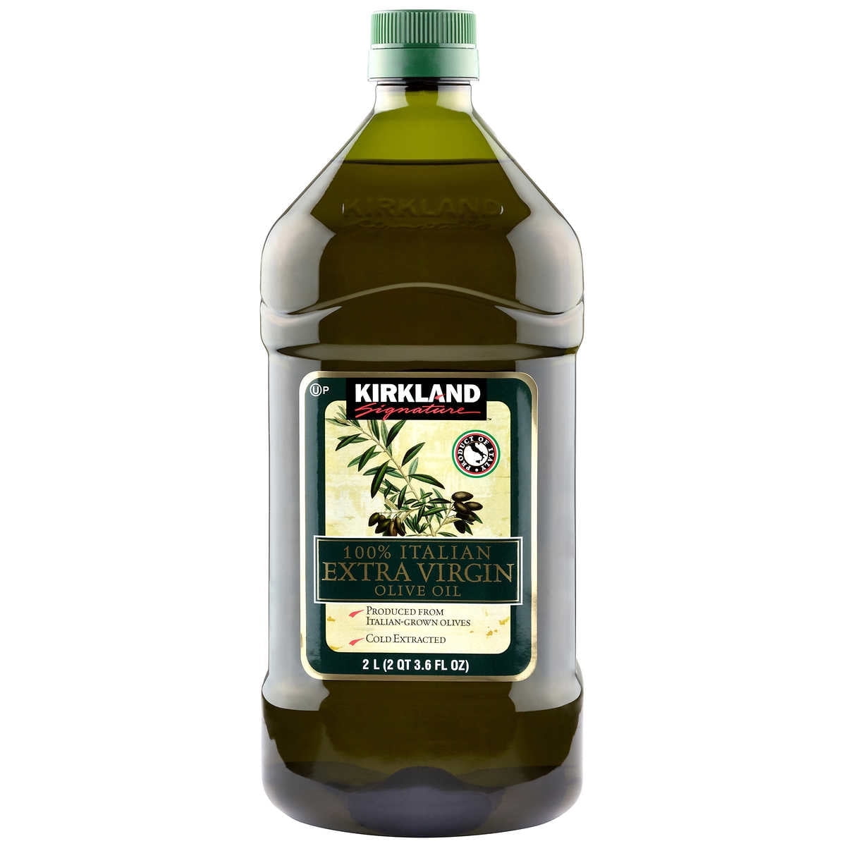 KIRKLAND Signature Extra Virgin Italian Olive Oil, 2 L, Cold