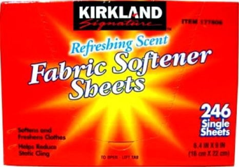 Kirkland Signature Fabric Softener Sheets  Fabric Softener Dryer Sheets