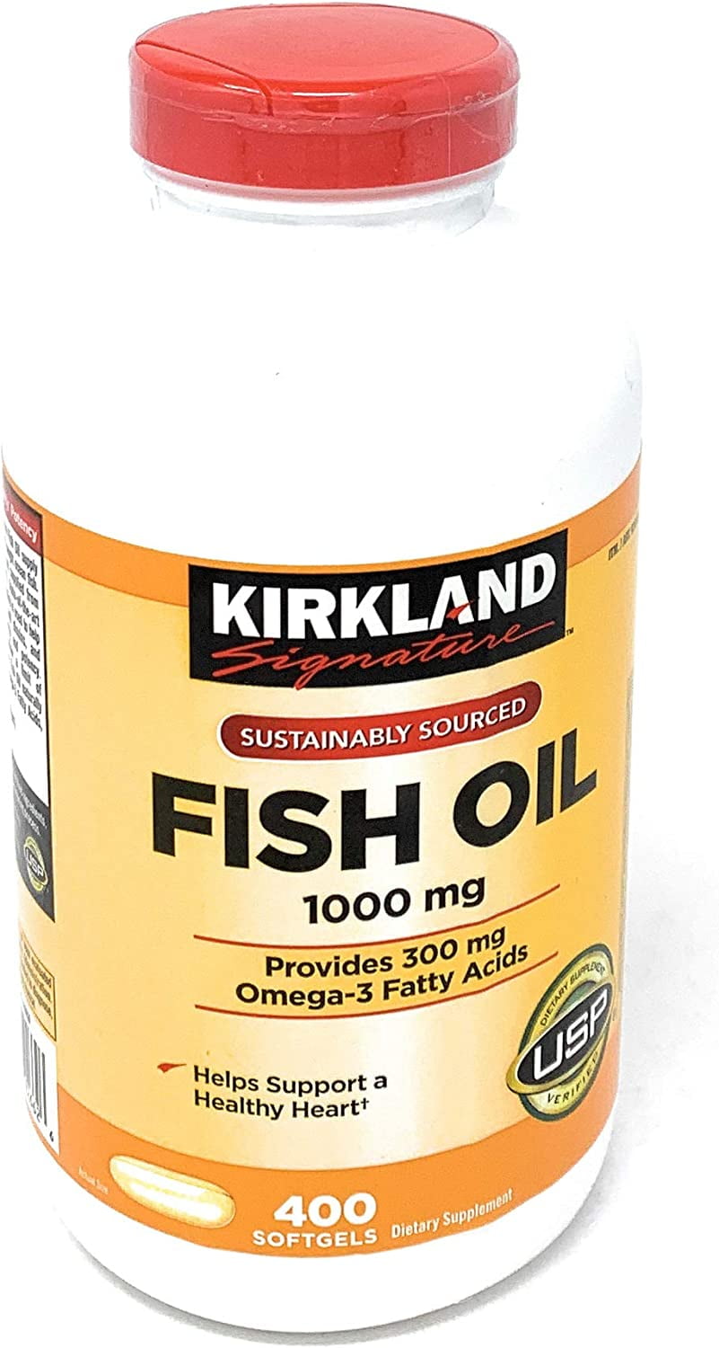 Kirkland Signature Fish Oil Concentrate with Omega3 Fatty Acids, 800