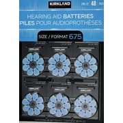 Kirkland Signature Hearing Aid Batteries, Size 675, 48 ct