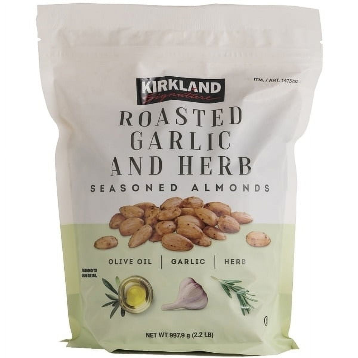 Kirkland Signature Herb Garlic Almonds, 2.2 Pounds