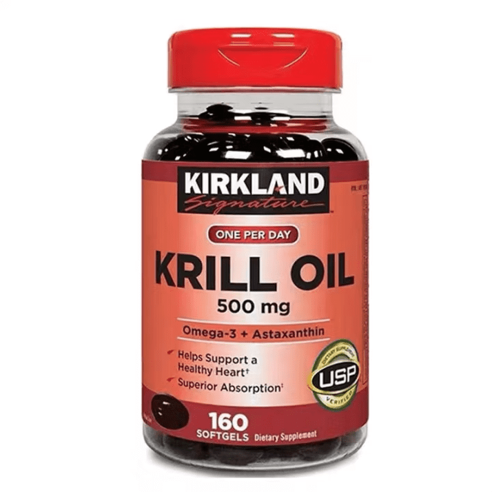 Kirkland Signature Krill Oil 500 Milligram 160 Softgels