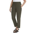 thumbnail image 1 of Kirkland Signature Women's Ankle Pant Green M, 1 of 6