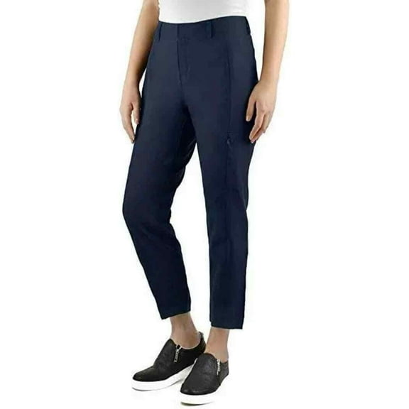 Kirkland Signature Ladies' Comfort Pant. Item 7771030 Navy Heater Large