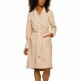 thumbnail image 1 of Kirkland Signature Ladies' Fleece Lined Robe (Tan, Medium), 1 of 1