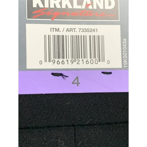 Kirkland Signature Ladies' Modern Fit Comfort Stretch Ankle Ankle Pant, Black, 4 New with box/tags