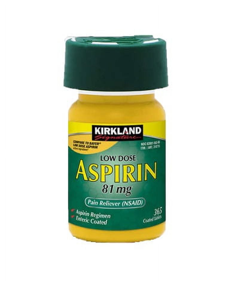 Kirkland Signature Low Dose Aspirin 81 mg., 365 Tablets