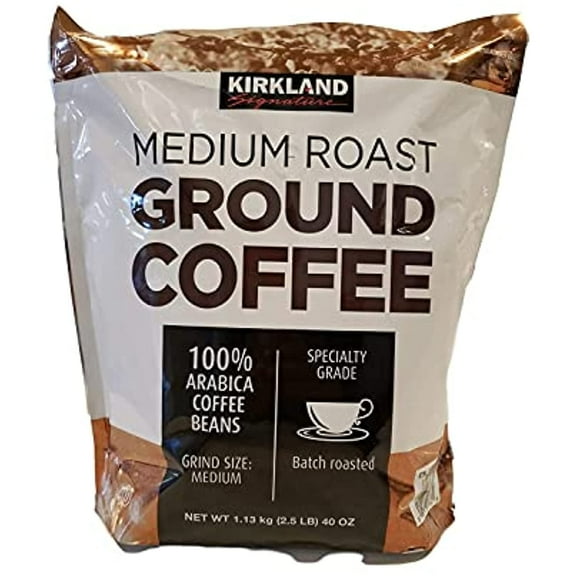 Kirkland Signature Medium Roast Coffee, 2.5 Lb, Brown, 40 Ounce (Pack Of 36) (00-X9g9ig-62)