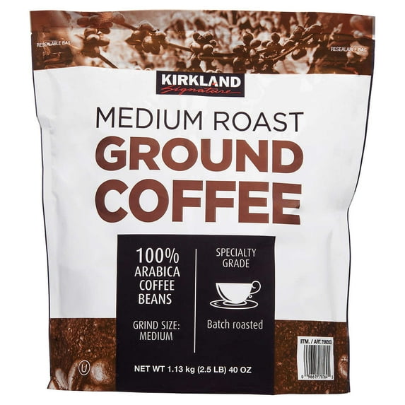 Kirkland Signature Medium Roast Coffee, 40 oz.