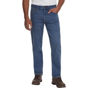 Kirkland Signature Mens Classic 5 Pocket Stretch Jeans, Blue, 30x32
