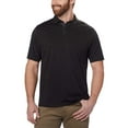 thumbnail image 1 of Kirkland Signature Men’s Cotton Short Sleeve Polo, Black, M, 1 of 1