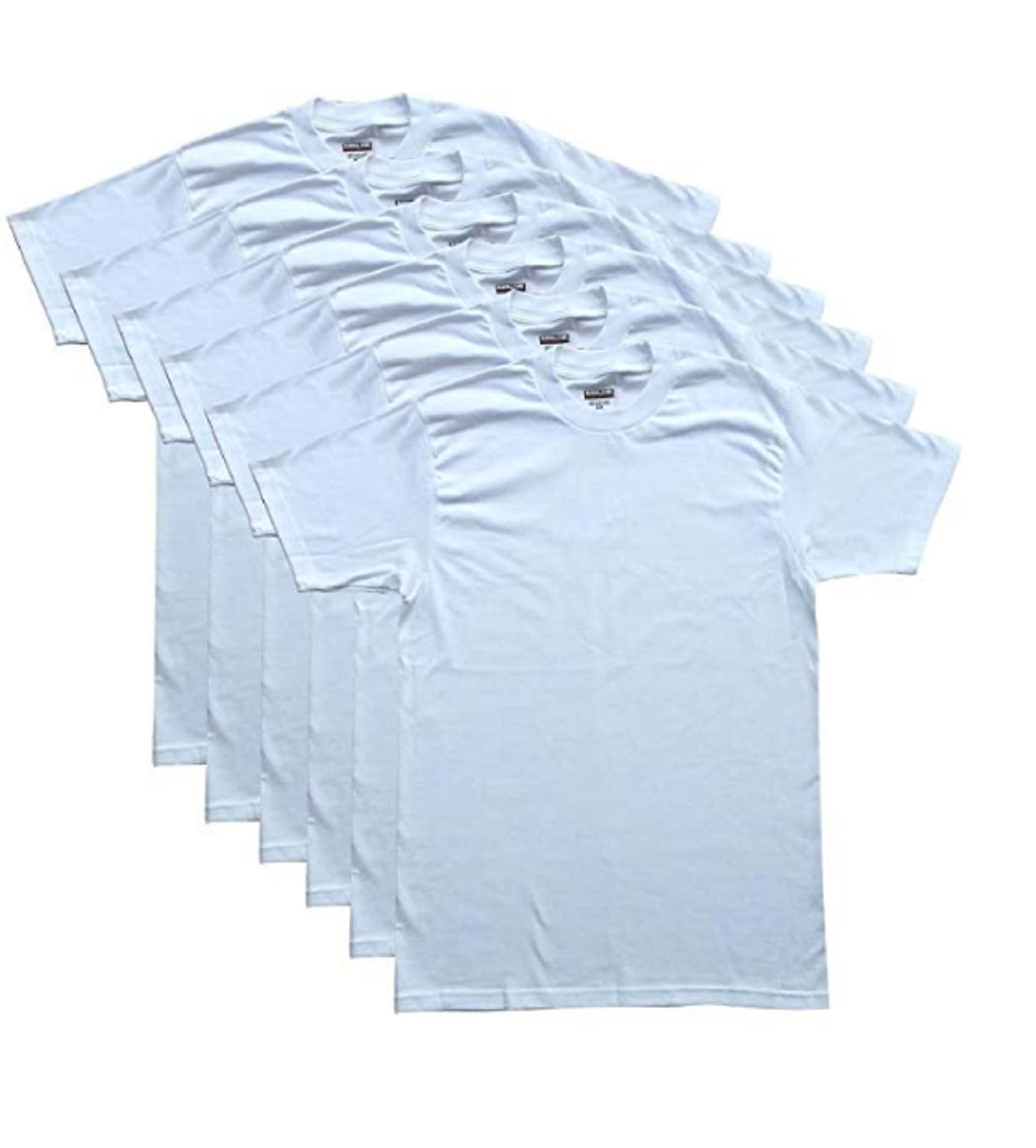 Kirkland Signature Men's Crew Neck T-Shirts, White, Pack