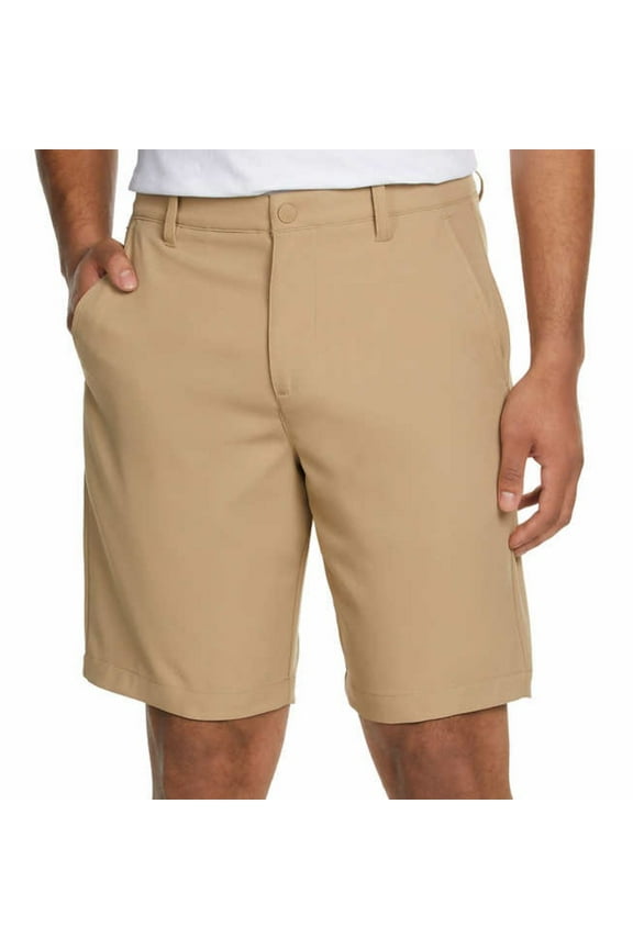 Men's Performance Shorts (Dark Khaki, 30)