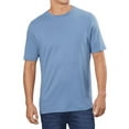 thumbnail image 1 of Kirkland Signature Men's Short Sleeve Peruvian Pima Cotton T-Shirts (Light Blue, Small), 1 of 3