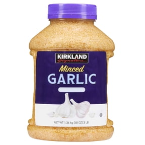 Kirkland Signature Minced California Garlic 48 Ounce