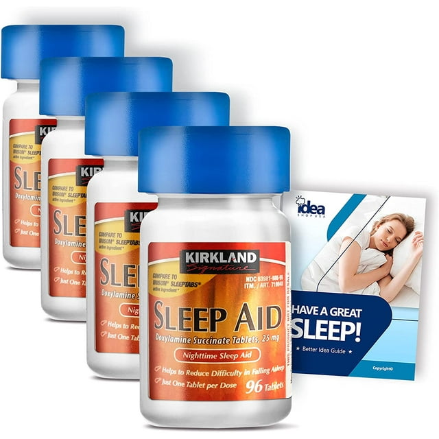 Kirkland Signature Nighttime Sleep Aid, 25 mg 96 ct + “Have a Great