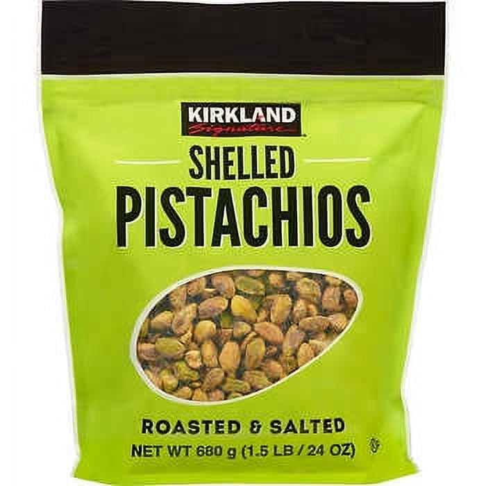 Kirkland Signature Shelled Pistachios, Roasted & Salted, 1.5 lbs
