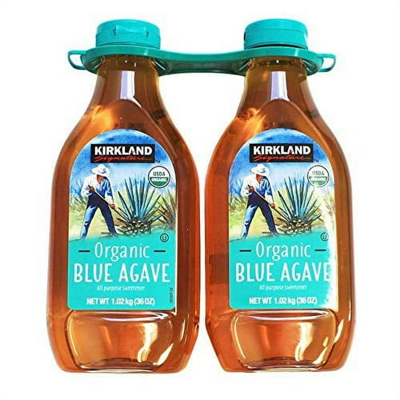 Kirkland Signature Organic Blue Agave All Purpose Sweetener, 36oz Bottle - PACK OF 4