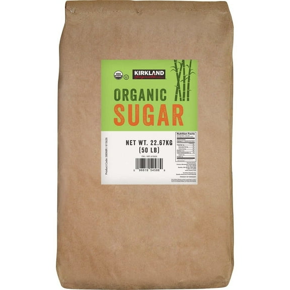 Kirkland Signature Organic Cane Sugar 50 Pounds