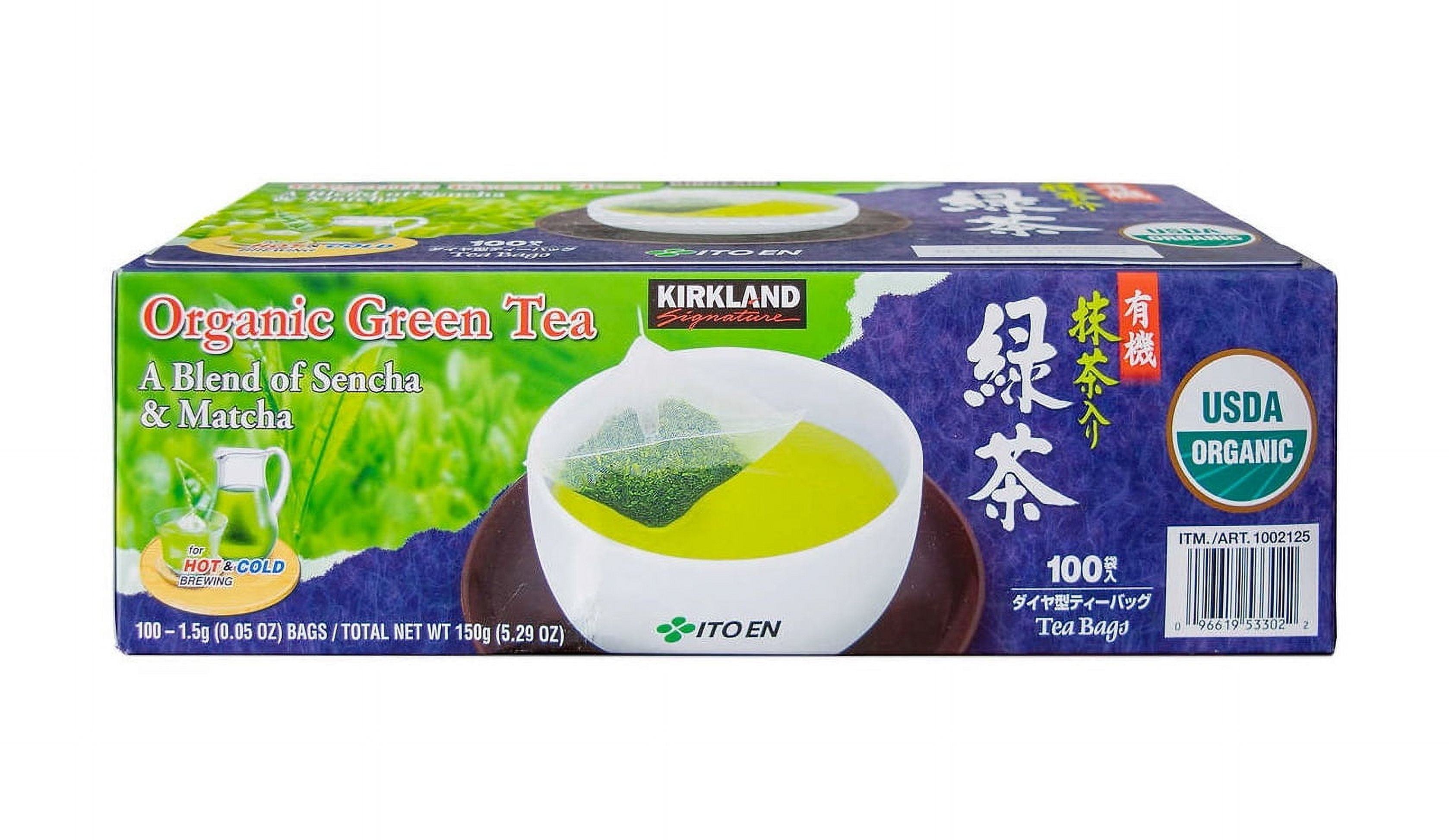 Kirkland Signature Organic Green Tea, 1.5 g, 100-count