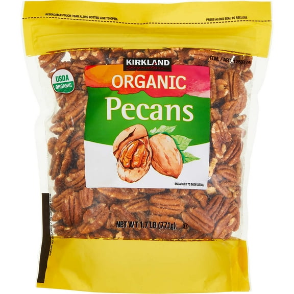 Kirkland Signature Organic Pecans 1.7 Pounds