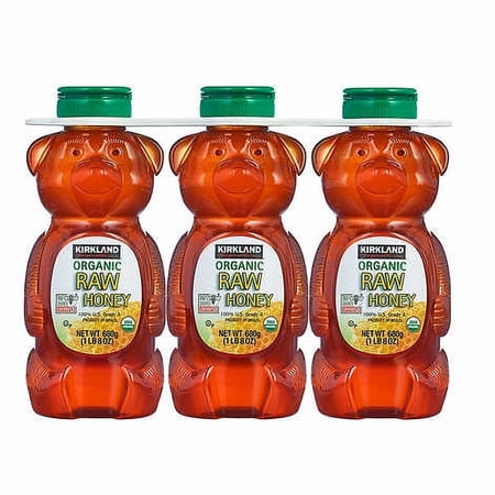 Kirkland Signature Organic Raw Honey, 24 oz, 3-count