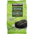 thumbnail image 1 of Kirkland Signature Organic Roasted Seaweed with Sesame Oil 0.6 Ounce (10 Count), 1 of 4