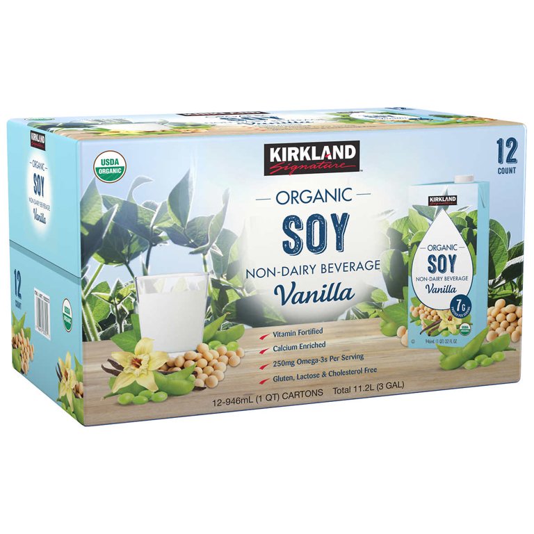 Kirkland Signature Organic Soy NonDairy Beverage Original, 45 OFF