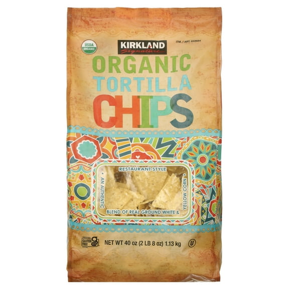 Kirkland Signature Organic Tortilla Chips, 40 Ounce