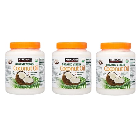 Kirkland Signature Organic Virgin Coconut Oil, 84 fl oz 3PK