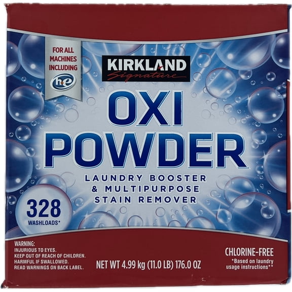 Kirkland Signature Oxi Powder Laundry Booster & Multipurpose Stain Remover, 11lb