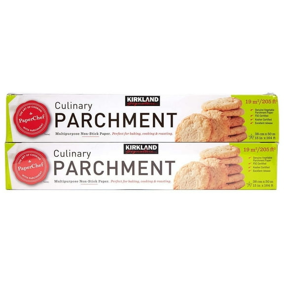 Kirkland Signature Parchment Paper, 15 in x 164 ft, 2 Count