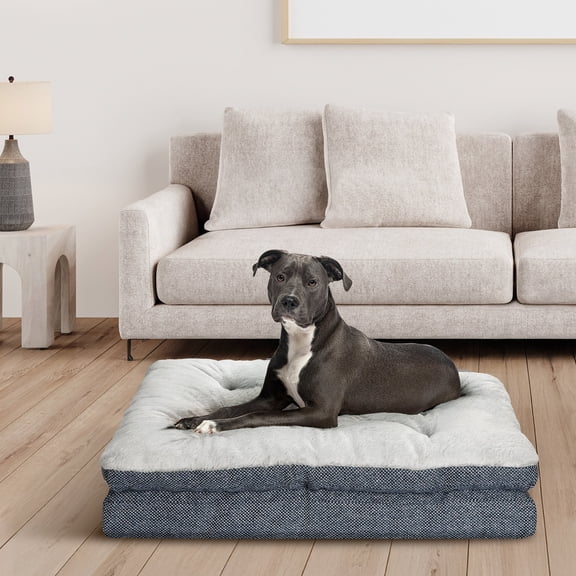Kirkland Signature Pillow Top Gusseted Bed Blue