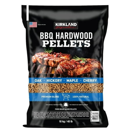 Kirkland Signature Premium Blend BBQ Hardwood Pellets, 40 Pounds