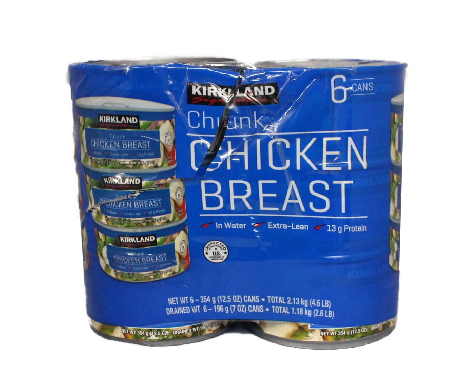 Kirkland Signature Premium Chunk Chicken Breast Packed in Water 12.5oz