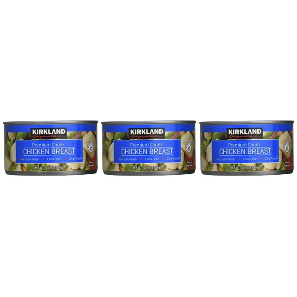 Kirkland Signature Recipes Recettes Premium Chunk Chicken Breast in