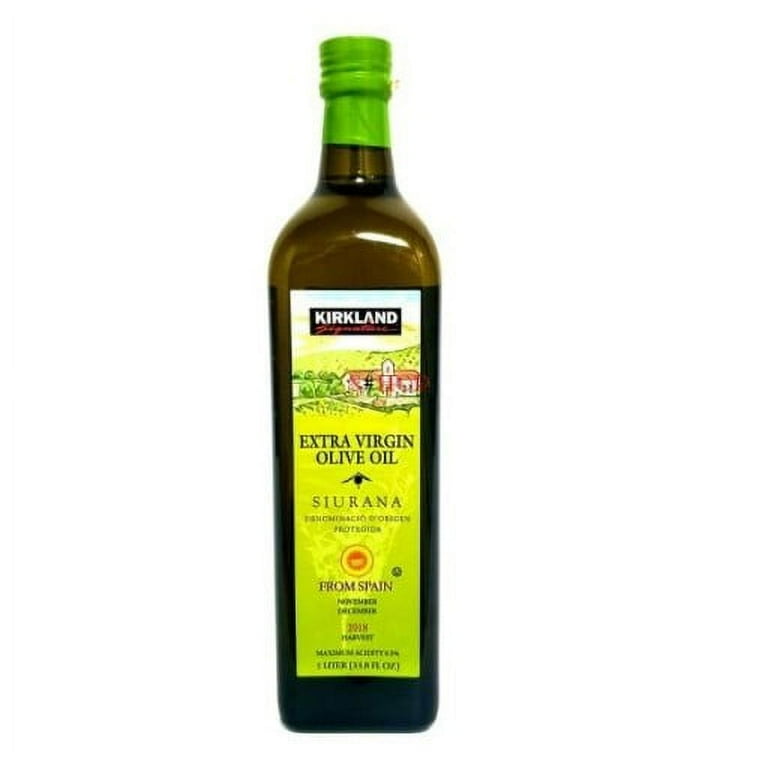 Kirkland Signature SIURANA Extra Virgin Olive Oil From Spain, 1