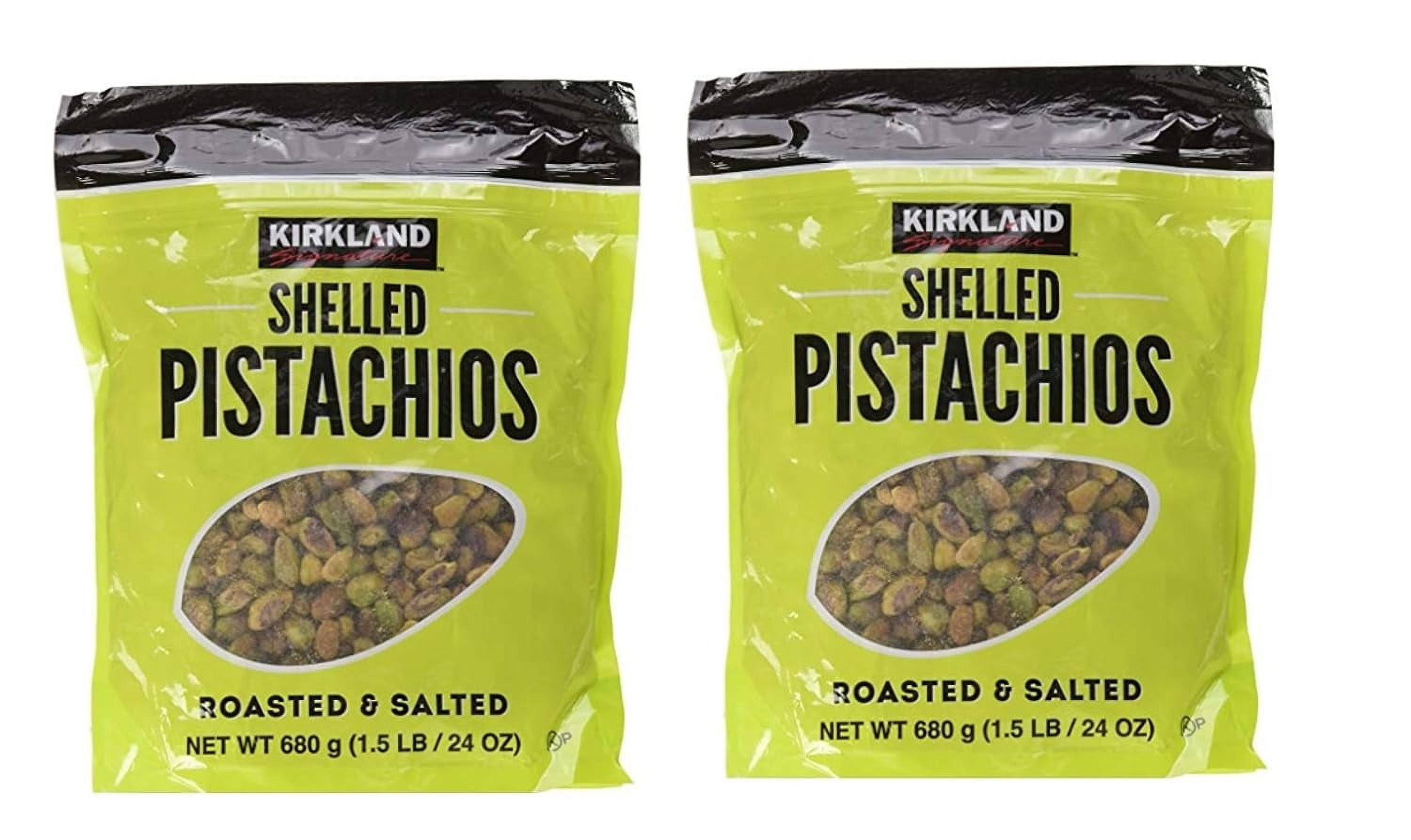 Kirkland Signature Shelled Pistachios, Roasted & Salted, 24 oz (2 Pack