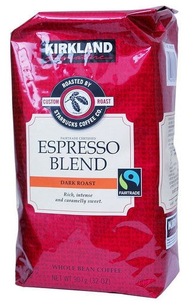 Kirkland Signature Starbucks Espresso Blend Dark Roast Whole Bean