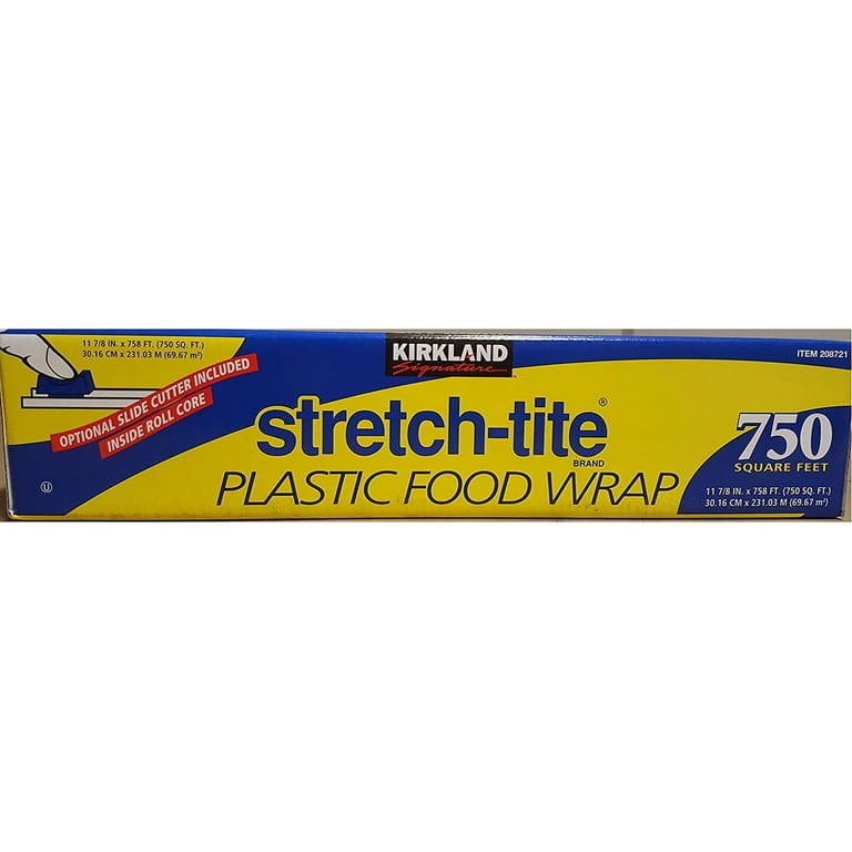 Kirkland Signature Stretch Tite Plastic Food Wrap HUGE 11 7/8 X 758 ft.  (Pack of 2),  price tracker / tracking,  price history charts,   price watches,  price drop alerts