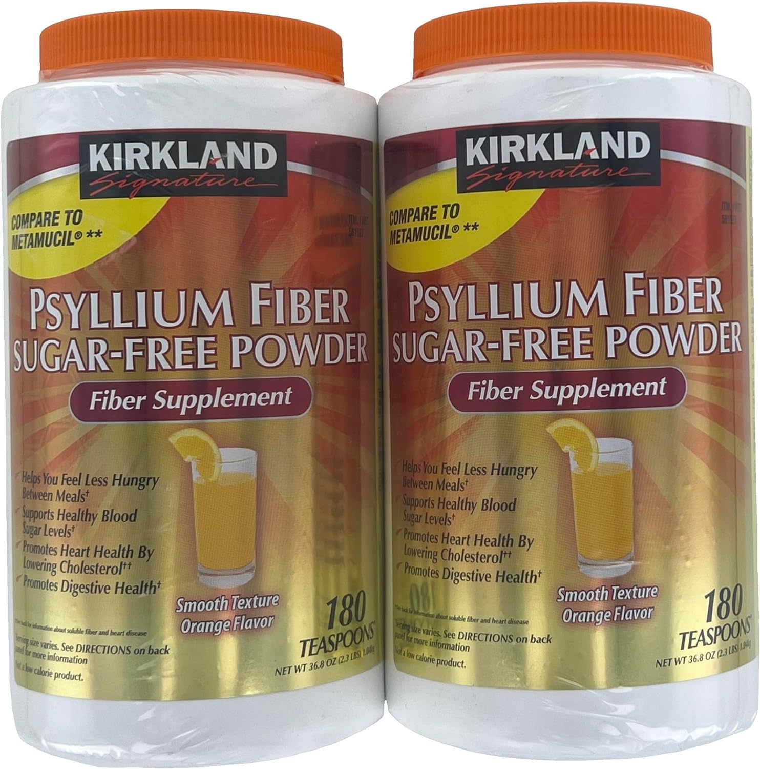 Kirkland Signature SugarFree Psyllium Fiber Supplement Powder, 360