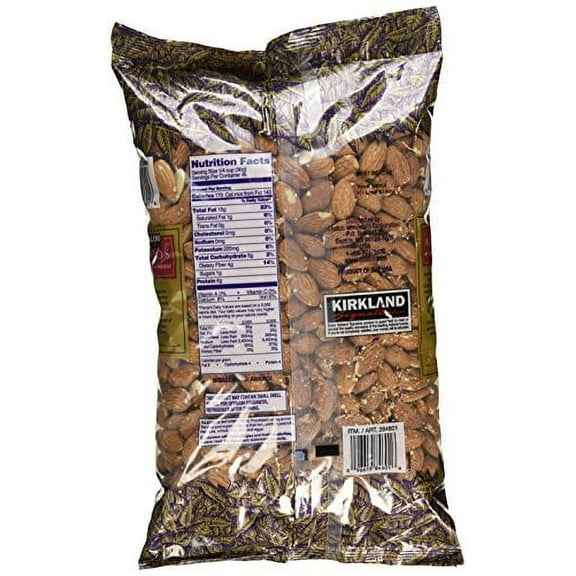 Kirkland Signature Supreme Whole Almonds, 3 Pound