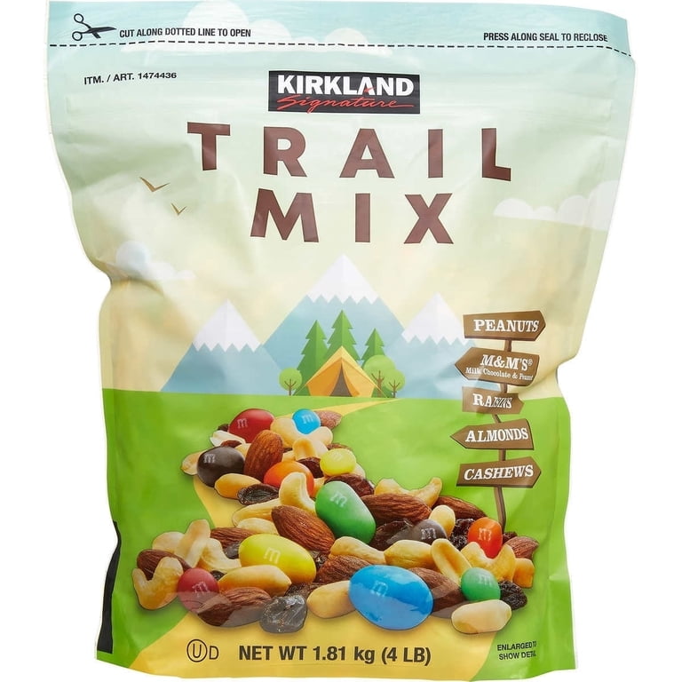 Kirkland Signature High Energy Trail Mix with Almonds, Cashews, 4
