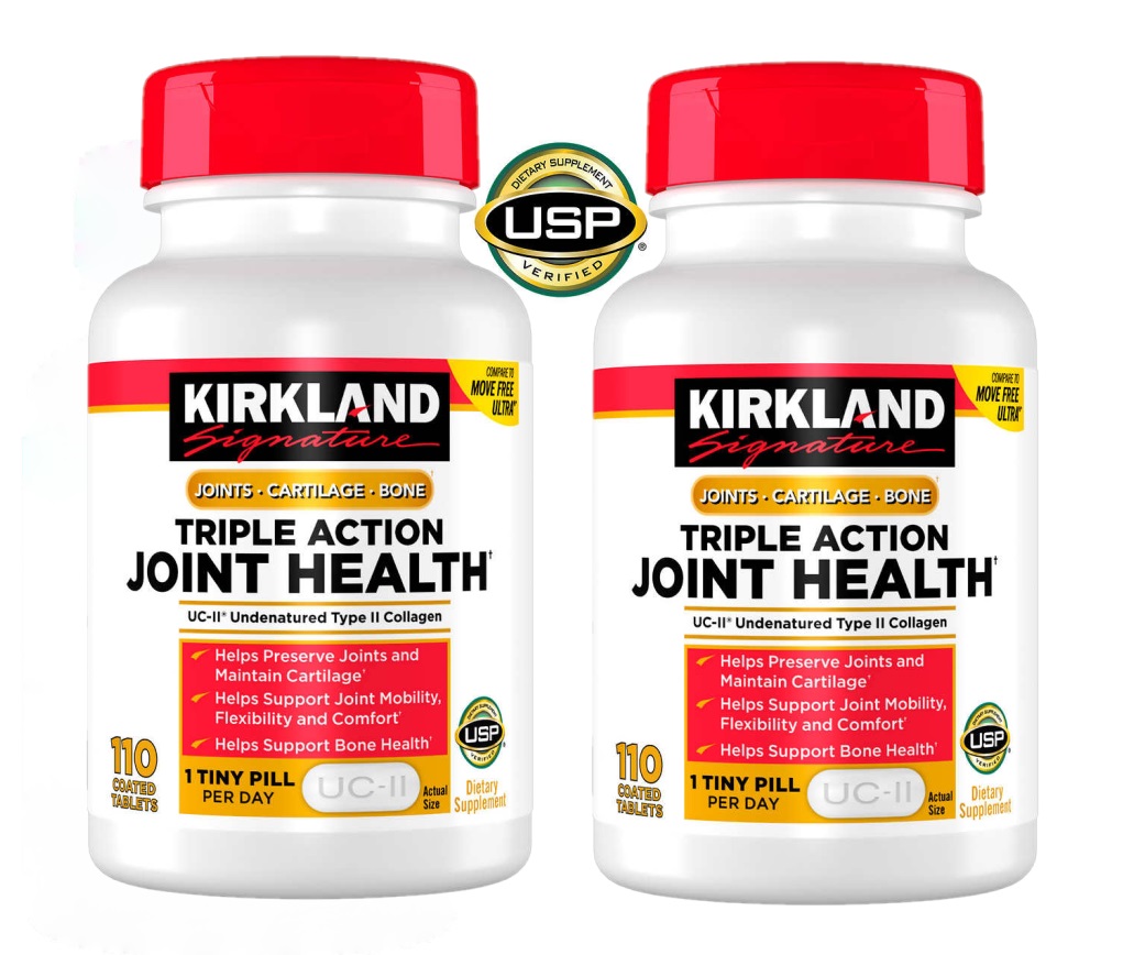 Brandclub 2 Pack Kirkland Signature Triple Action Joint Health 110 Brandclub 2 Pack Kirkland Signature Triple Action Joint Health 110