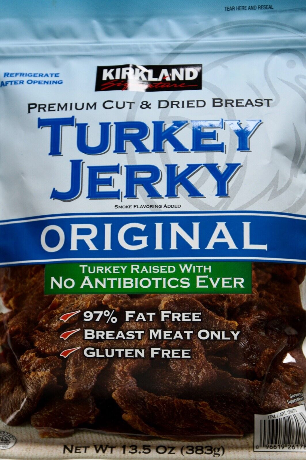 Kirkland Signature Turkey Jerky Original Premium Cut Breast, 13.5 Ounce
