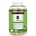 Kirkland Signature Vitamin E 180mg, 500 Softgels (2 Pack)