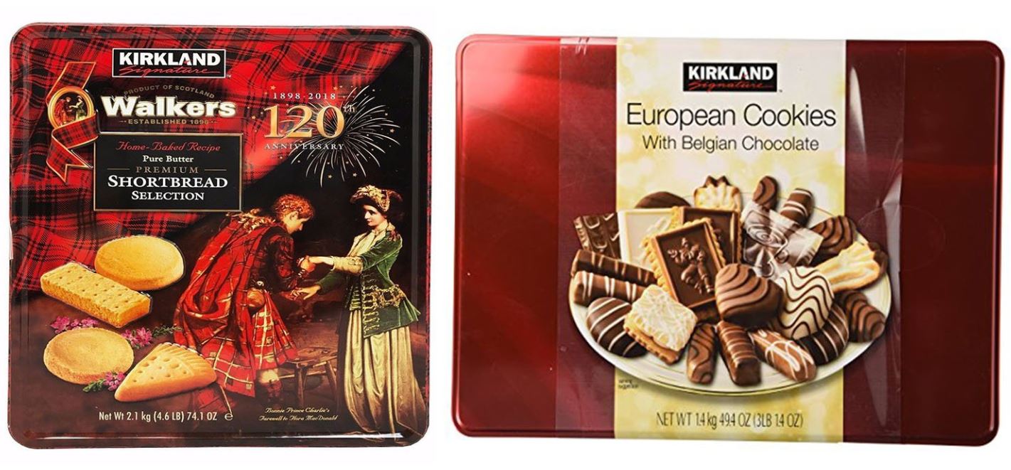 Kirkland Signature Walker Shortbread Cookies and European Cookie Bundle