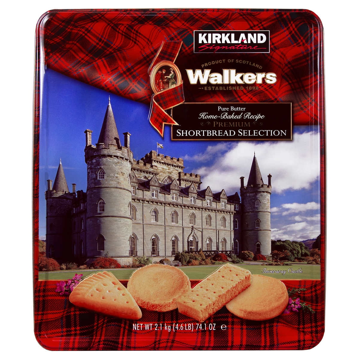 Kirkland Signature Walkers Premium Shortbread Selection, 4.6 lbs