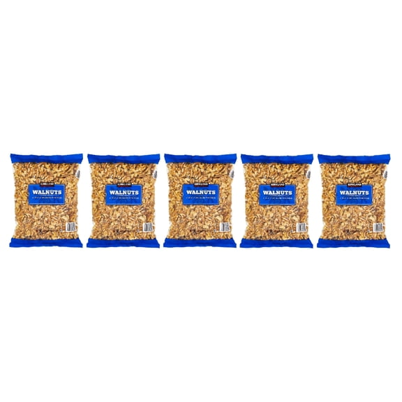 Kirkland Signature Walnut Halves, 3 lbs 5PK